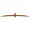 Ekena Millwork Bellingham Rough Sawn Timber Gable Bracket, Western Red Cedar, 96"W x 16"H x 2"D x 4"F, 4/12 Pitch GBW096X16X0204BEL00RWR - alternate 3